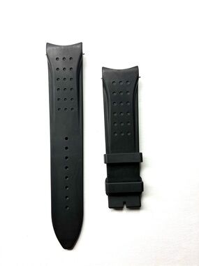 Jaeger-LeCoultre OEM Black Rubber Watch Strap